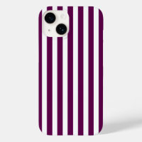 Plum and white candy stripes