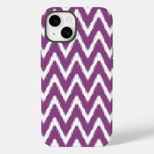 Plum Asian Moods Ikat Chevrons Case-Mate iPhone 14 Case