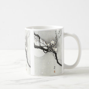 Plum Blossom and Full Moon by Ohara Koson Coffee Mug
