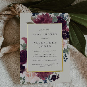 Plum Blossom Baby Shower