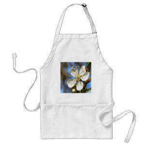 Plum Blossom Botanical Art Standard Apron