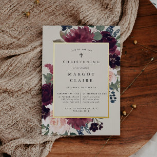 Plum Blossom Christening or Baptism