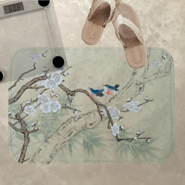 Plum Blossom in Spring Bath Mat (Creator Uploaded)
