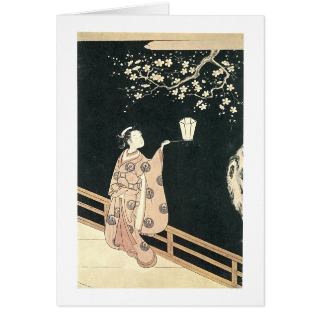 Plum Blossom Viewing, Harunobu, 1760s (Front)