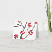Plum Blossom Watercolor