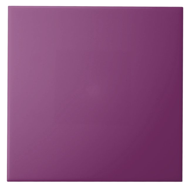 Plum Ceramic Tile. Ceramic Tile (Front)