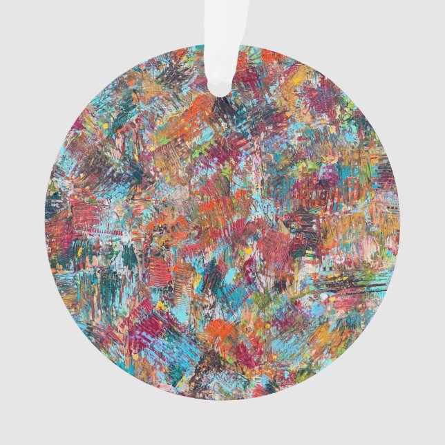 Plum Crazy Acrylic Ornament (Front)