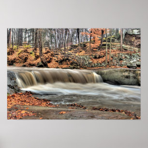 Plum Creek Falls, Olmstead Falls, Ohio Poster