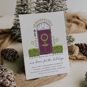 Plum Door Holiday Housewarming Party Invitation
