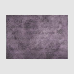Plum faded printed parchment paper handwriting