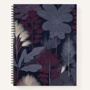 Plum Fig & Pampas Grass Botanical Notebook