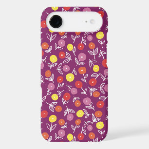 Plum Floral Ditsy iPhone Case