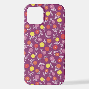 Plum Floral Ditsy iPhone Case