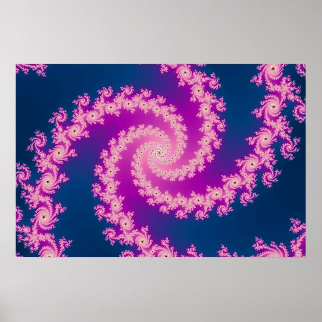 Plum - Fractal Poster (Front)
