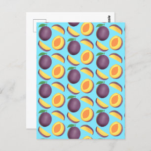 Plum Fruit Postcard