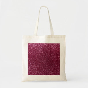 Plum glitter tote bag
