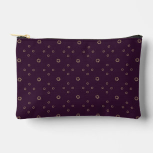 Plum Golden Zinnia Sun Accessory Pouch