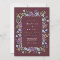 Plum Gracious Winter Wedding