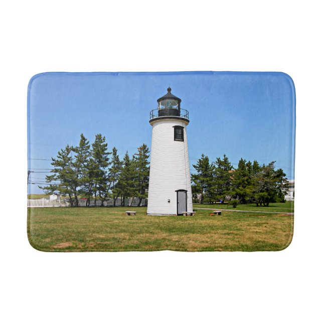 Plum Island Lighthouse, Massachusetts Bath Mat (Front)