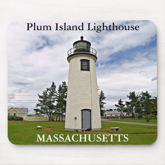 Plum Island Lighthouse, Massachusetts Mousepad (Front)