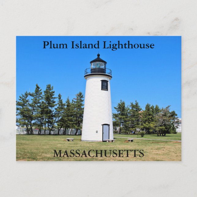 Plum Island Lighthouse, Massachusetts Postcard (Front)
