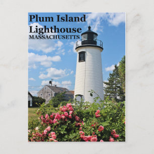 Plum Island Lighthouse, Massachusetts Postcard