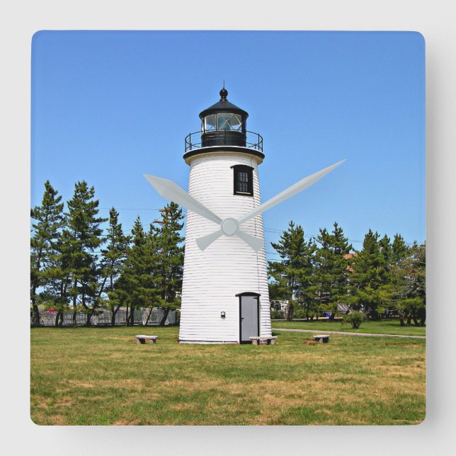 Plum Island Lighthouse, Massachusetts Wall Clock (Front)