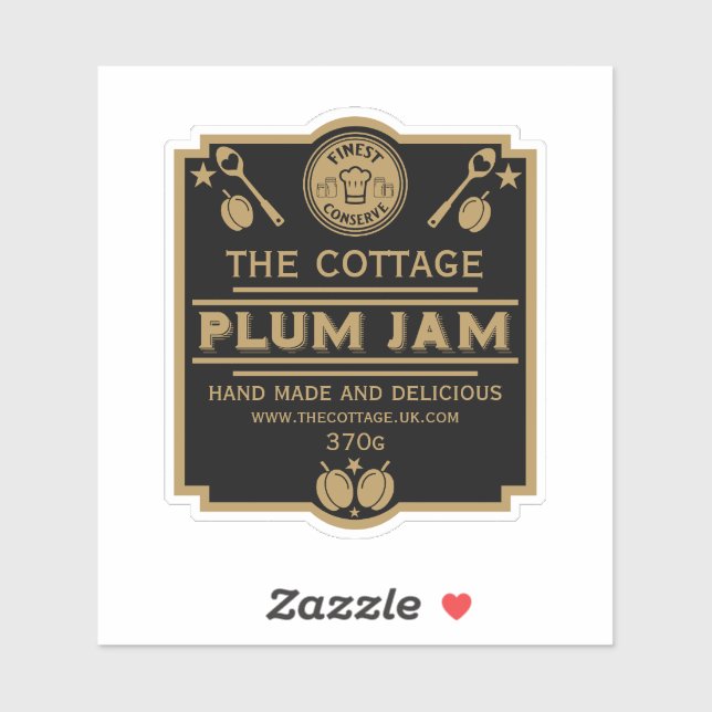 Plum Jam Conserve Maker (Sheet)