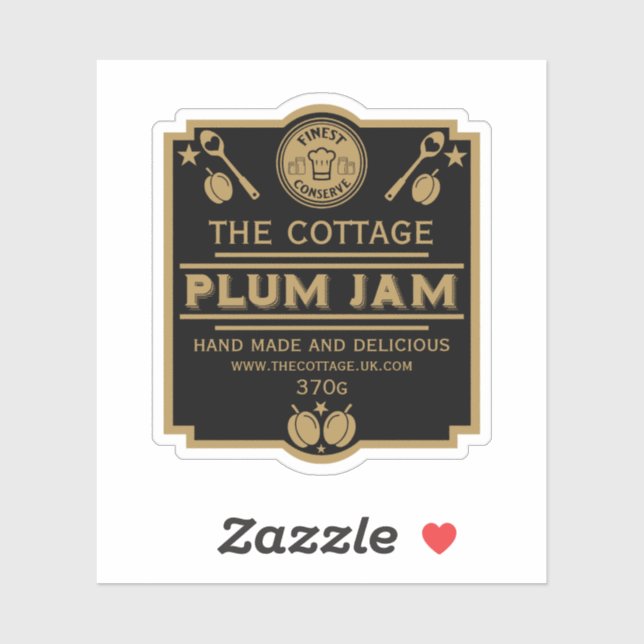 Plum Jam Conserve Maker (Sheet)