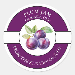 Plum Jam Label 