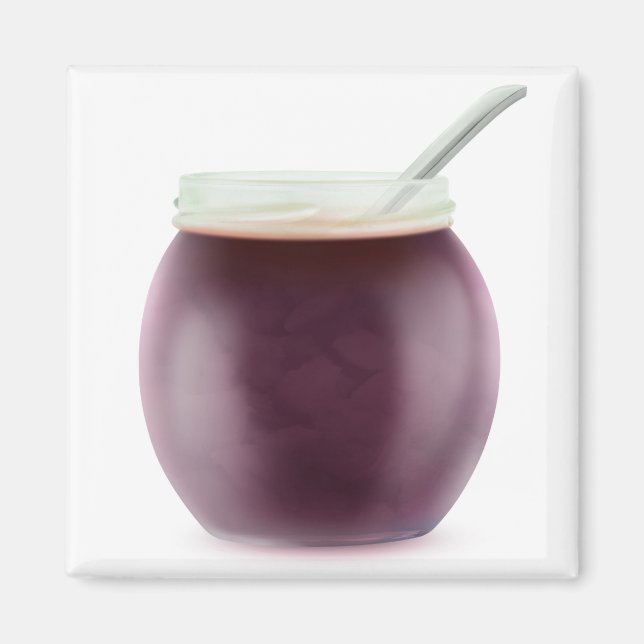 Plum jam magnet (Front)