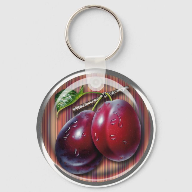 Plum Key Ring (Front)