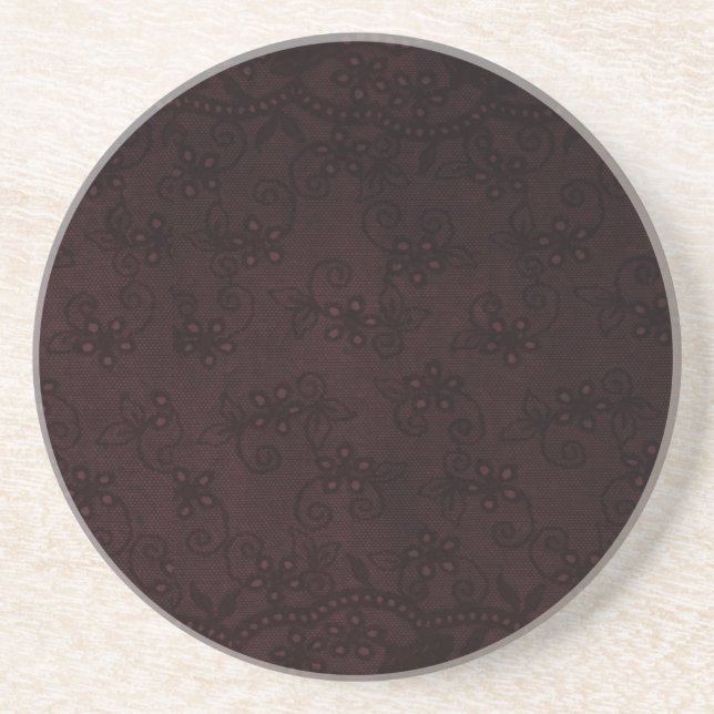 Plum Lace Coaster (Front)