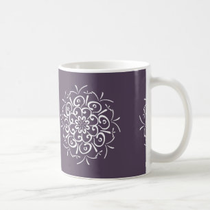 Plum Mandala Coffee Mug
