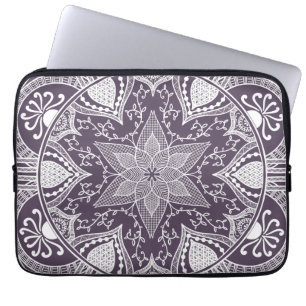 Plum Mandala Laptop Sleeve