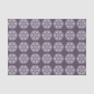 Plum Mandala Tissue Paper