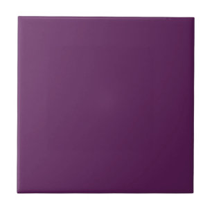 Plum Matches Fractal Pattern 2: Ceramic Tile
