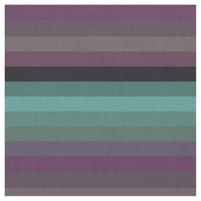 Plum, Mint & Mauve Moody Pastels Fabric (Close Up)