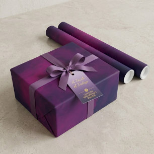 Plum Noir Dark gothic Wrapping Paper