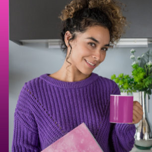 Plum Passion - Elegant Plum Magenta Gradient Mug 