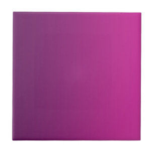Plum Passion - Gradient Plum Magenta Ceramic Tile