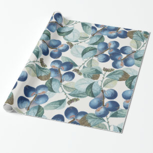Plum Pattern Wrapping Paper