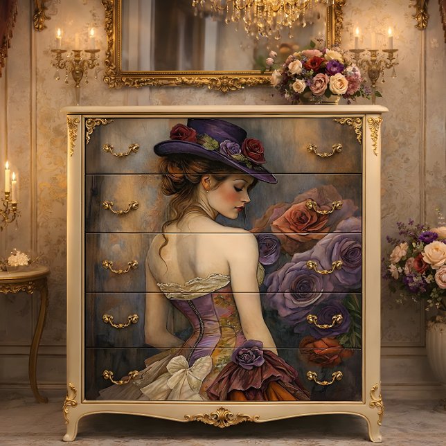 Plum & Pearl Rose Decoupage Tissue Paper (Creator Uploaded)