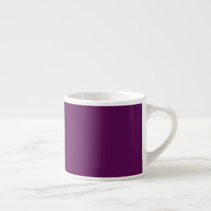 Plum Perfection - Elegant Solid Plum -  Espresso Cup