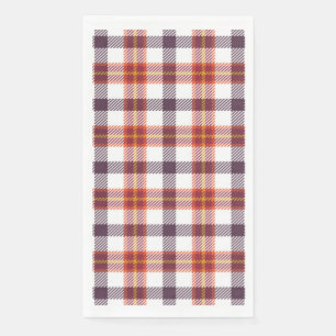 Plum Plaid Napkin