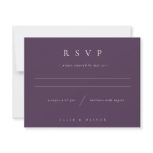 Plum Purple Boho I Wedding Modern