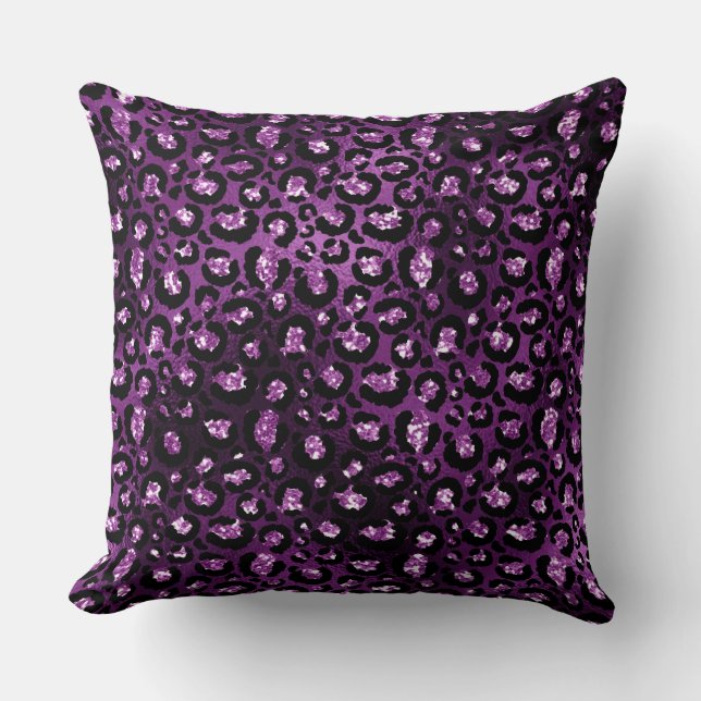 Plum Purple/ Diamond Reversible Pillow (Front)