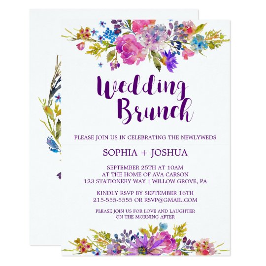 Post Wedding Breakfast Invitations 7