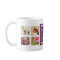 Plum Purple Monogram Instagram Photo Collage Mug