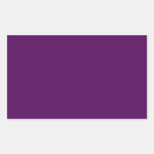 Plum Purple Rectangle Sticker